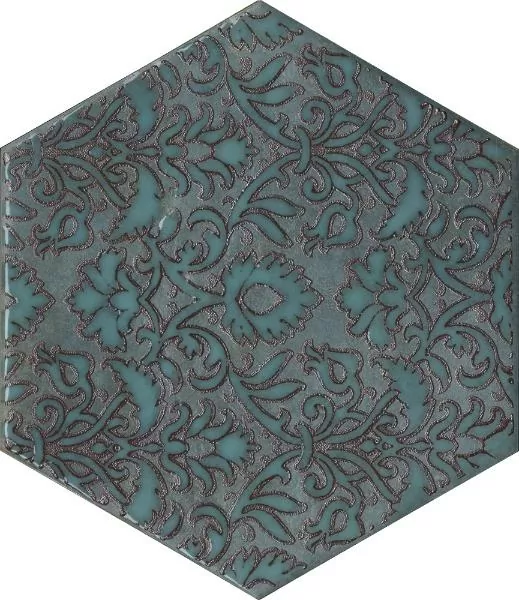 Керамическая плитка Декор kerama marazzi vt\a560\sg23036n Гроссето синий 20x23.1