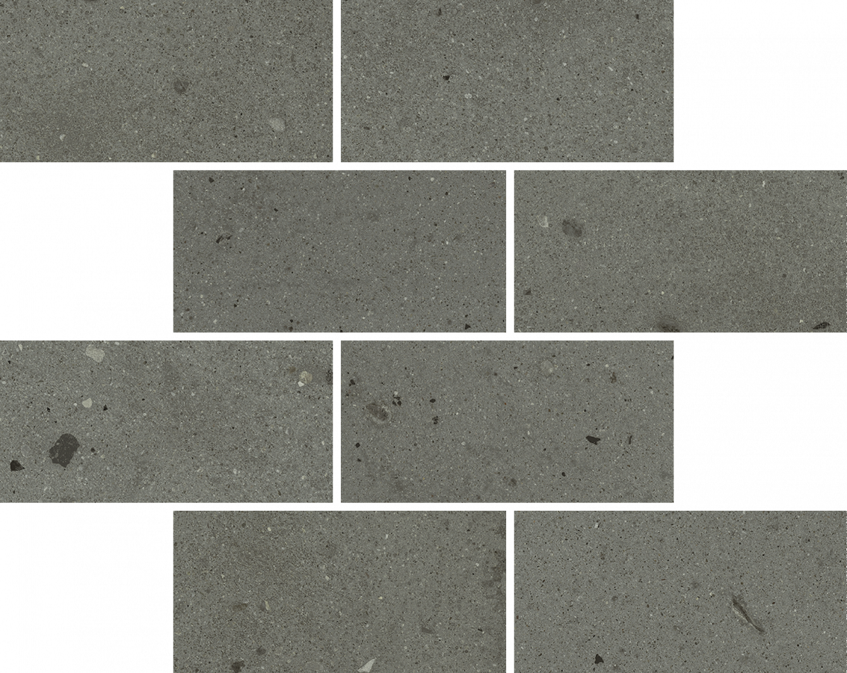 Мозаика Италон Авангард Блэк Минибрик 610110001215 черный 23.7x29.5