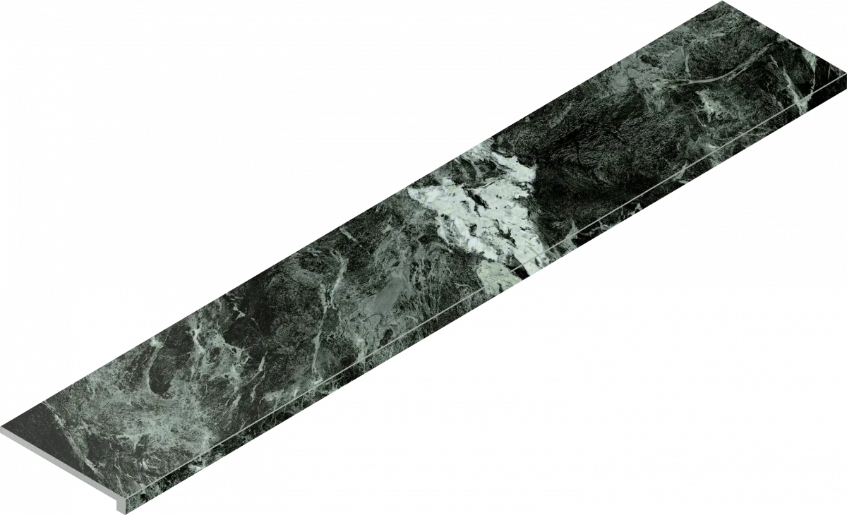 Ступени Италон Магма Альпи Грин угловая правая 620070002993 зеленый 33x160