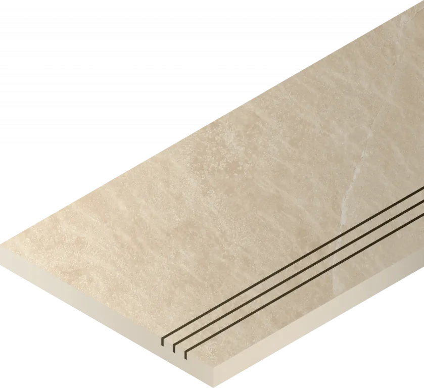 Бортик Италон Материя x2 Магнезио грип правый 620090001211 бежевый 30x120