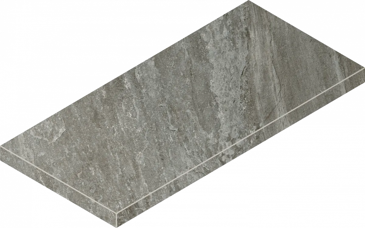 Ступени Италон Магма Фог угловая левая 620070002958 серый 33x60