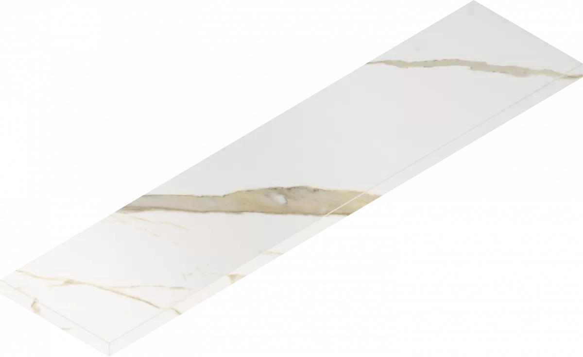 Ступени Италон Стелларис Калакатта Голд угловая левая 620070002606 белый 33x120