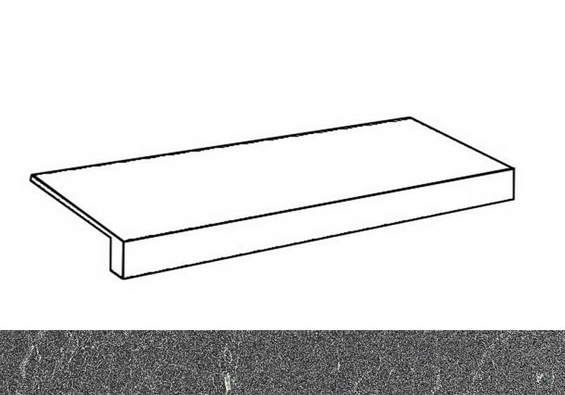 Ступени planet black gradino 30x60