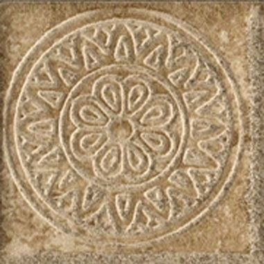 Керамогранит Фриули Жёлтый Вставка Орхидея 