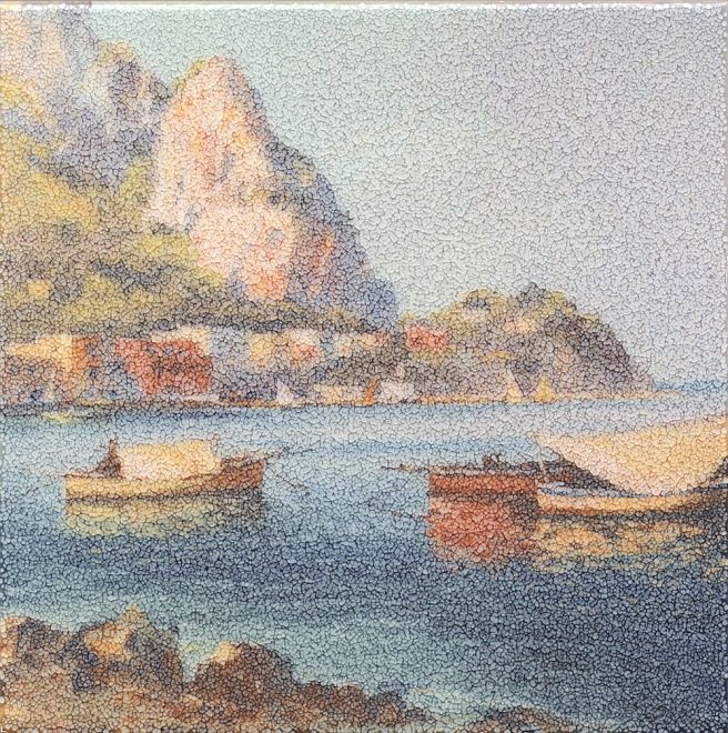 Керамическая плитка Декор Позитано Лодки 20x20