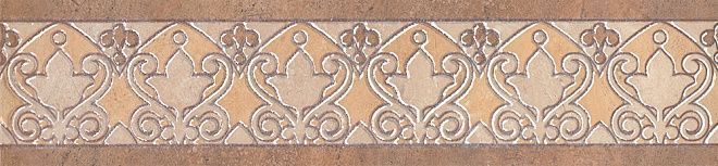 Керамогранит Бордюр Монтаньоне беж лаппатированный hgd\a38\sg1550l 9,5x40,2