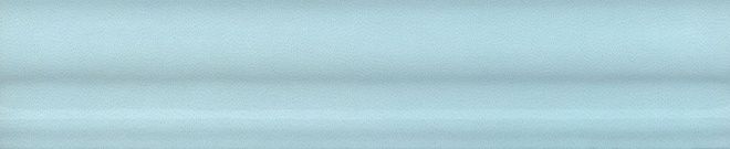 Керамическая плитка Бордюр Багет Мурано голубой 3x15