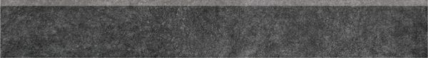 Керамогранит Плинтус Королевская дорога черный обрезной 9,5x60