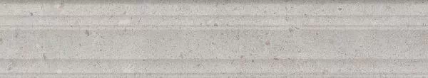 Керамическая плитка Бордюр kerama marazzi blf010r Багет Риккарди серый светлый матовый структура обрезной 7.3x40