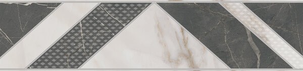 Керамогранит Бордюр Буонарроти обрезной 7,2x30