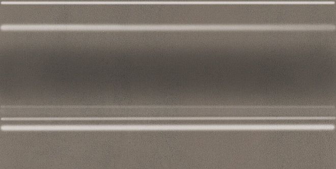 Керамическая плитка Плинтус Параллель коричневый 10x20