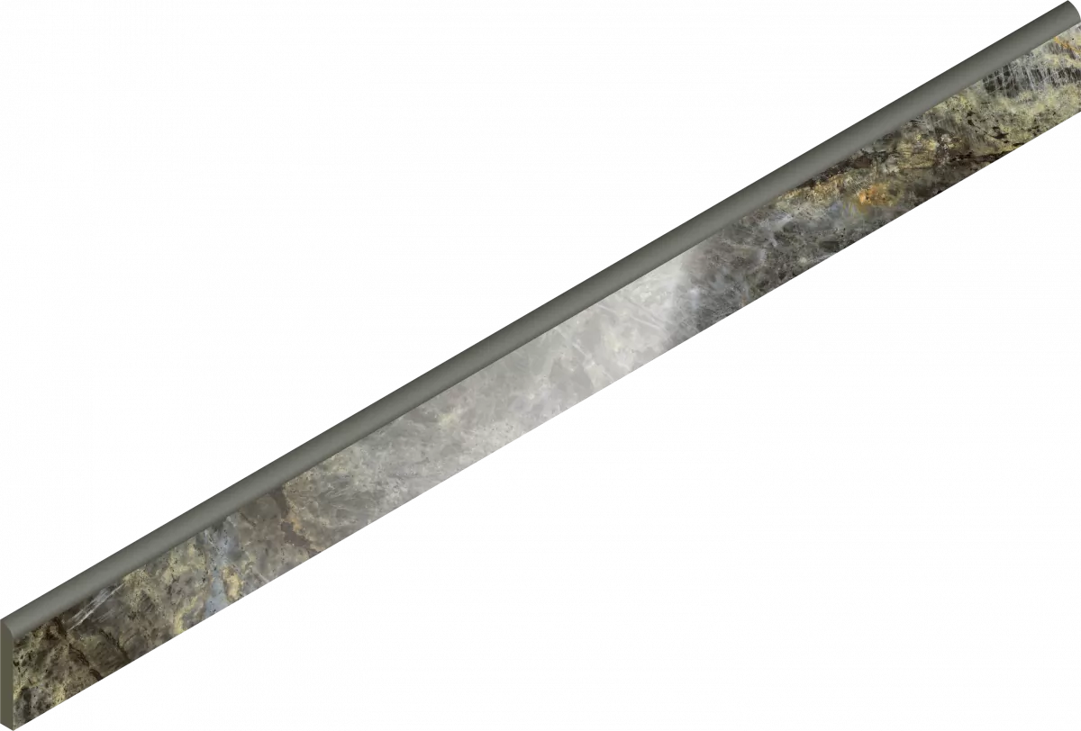 Плинтус Италон Стелларис Мадагаскар Дарк Люкс 610130007480 серый 7.2x80