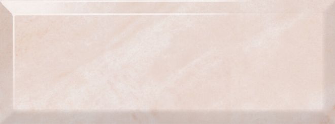 Керамическая плитка флораль беж грань 15x40