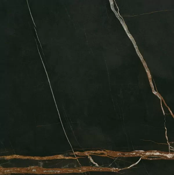 Керамогранит Идальго lusso nero llr 60x60 черный 60x60