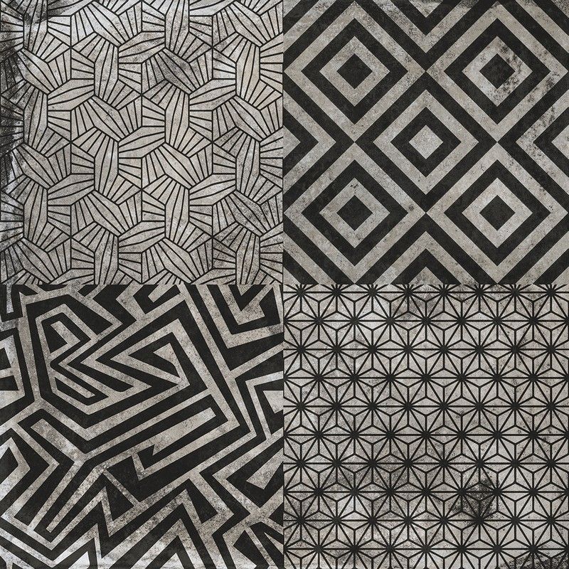 Керамогранит rust black d01 40x40