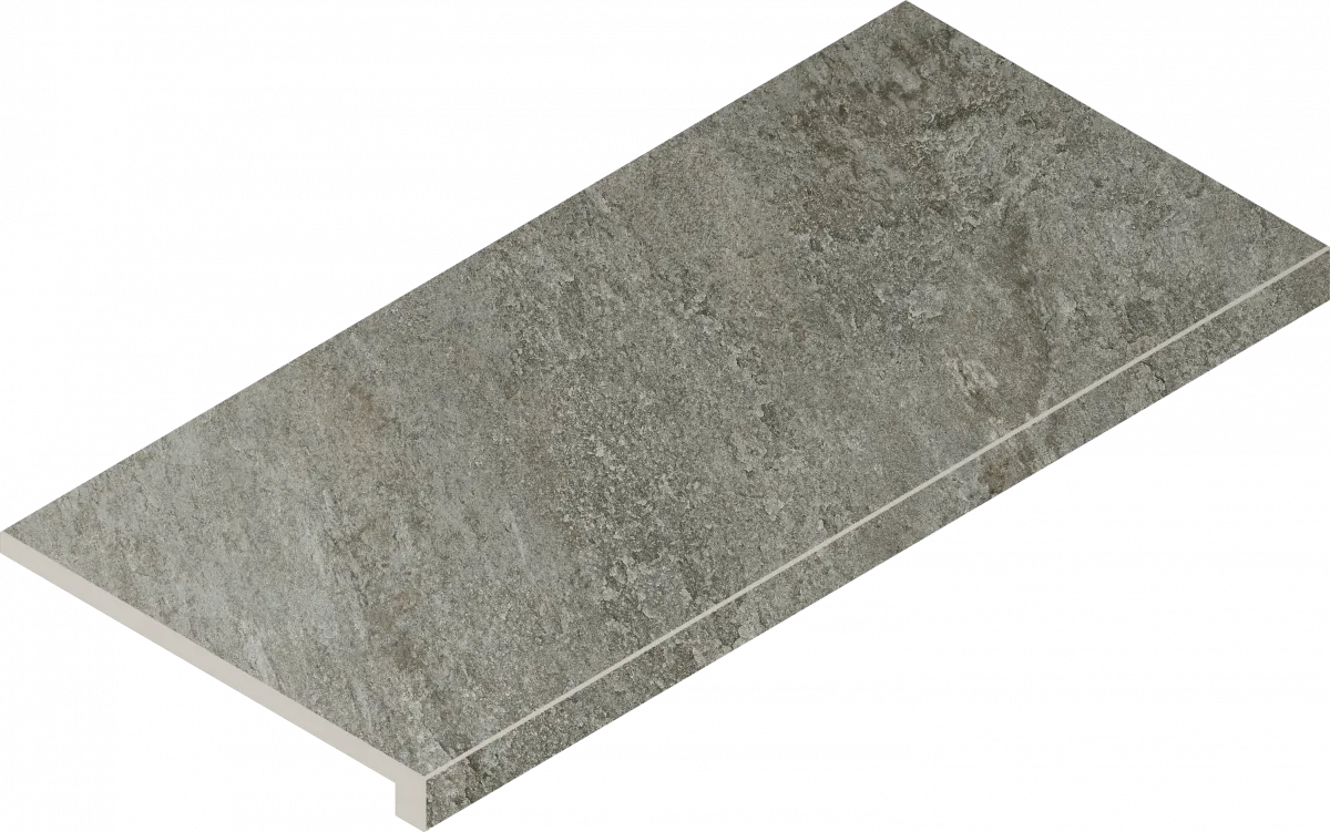 Ступени Италон Магма Фог Грип угловая правая 620070002968 серый 33x60