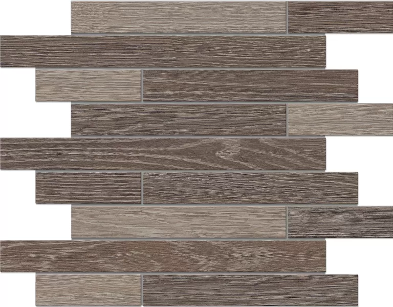Мозаика estima kraft wood kw03/kw02 коричневый 30x35