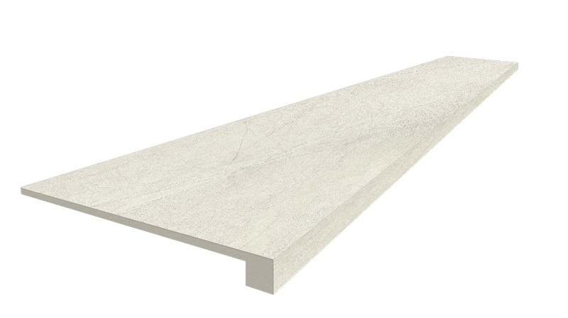 Ступени coliseumgres Фьямма Уайт фронтальная 620070002384 белый 33x60