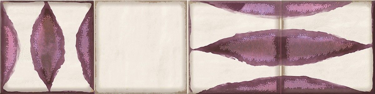 Керамическая плитка faenza wine flor frise 2 15,6x63