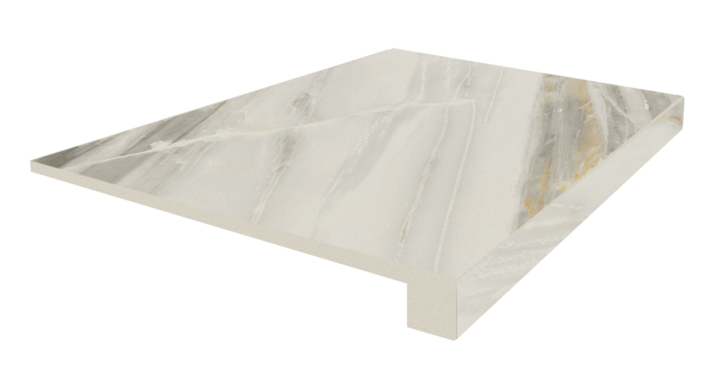 Ступени Флоренция Белый Ступ.90 Фронт 33x90