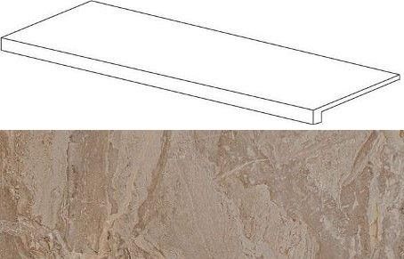 Ступени Привиледж Гриджио Фронтальная 33x120