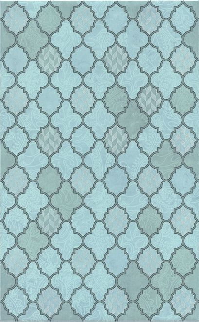 Керамическая плитка Декор Фоскари бирюзовый 25x40