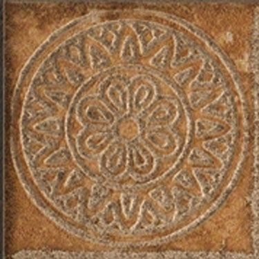 Керамогранит Фриули Коричневый Вставка Орхидея 