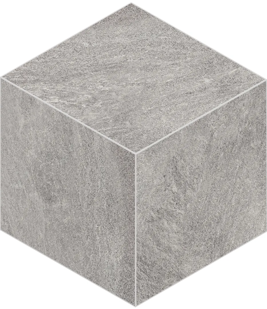 Мозаика estima tn01 tramontana cube grey серый 25x29