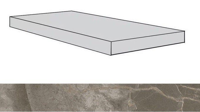  аллюр грей бьюти ступень угловая левая 620070001352 33x59