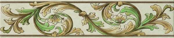 Керамогранит Калабрия Бордюр Тропея 10x45