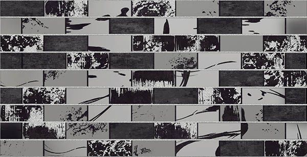 Керамическая плитка glent black 24,9x50