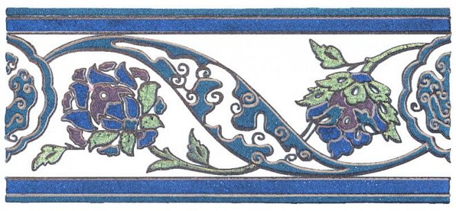 Керамическая плитка Бордюр Альба 4,4x9,9