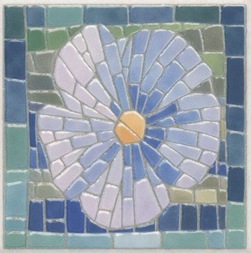 Керамогранит Вставка Сад Моне лаппатированный 10x10