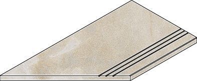 Керамогранит УАЙТ БОРТИК 30x60 ГРИП ЛЕВ 30x60