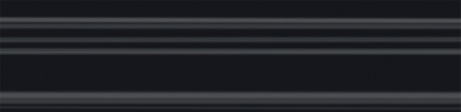 Керамическая плитка Бордюр Багет Альвао черный 5x20