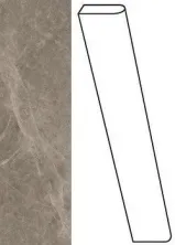 Керамогранит Марвел gris supreme battiscopa lapp. 7,2x60