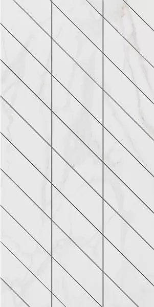 Мозаика Фальшмозаика estima sm02 ametis supreme gold corner left белый полир. 29.8x59.8