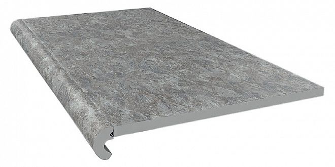 Ступени ступень фронтальная галерея серый 30x60