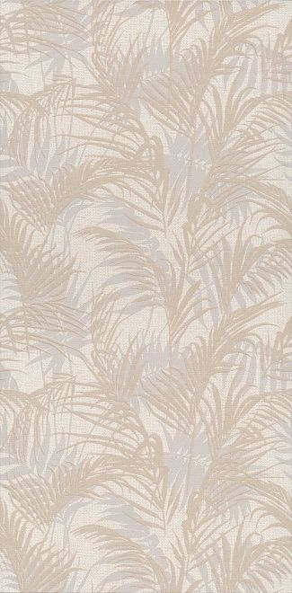 Керамическая плитка Тропикаль листья беж обрезной 30x60