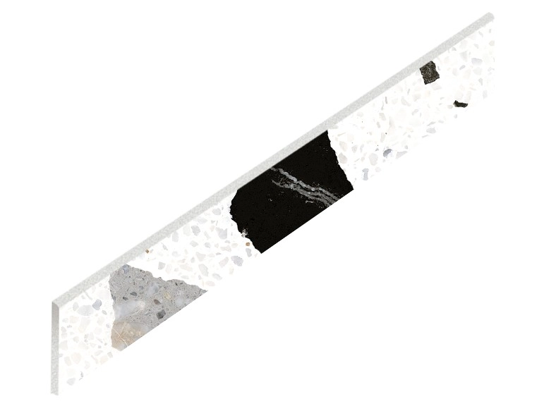 Плинтус coliseumgres Палладио Уайт 610130005319 белый 7.2x60