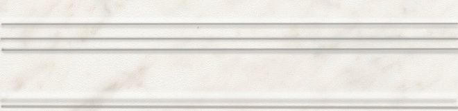 Керамическая плитка Бордюр Багет Ретиро белый 5x20