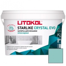 Прозрачная затирка для мозаики Литокол STARLIKE CRYSTAL EVO 2.5кг S.810 Verde Capri