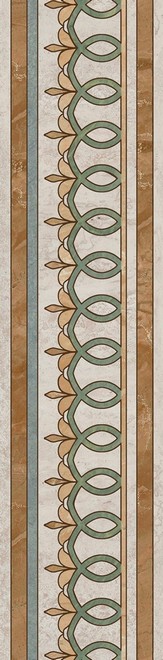 Керамическая плитка Бордюр Эвора обрезной 7,2x30