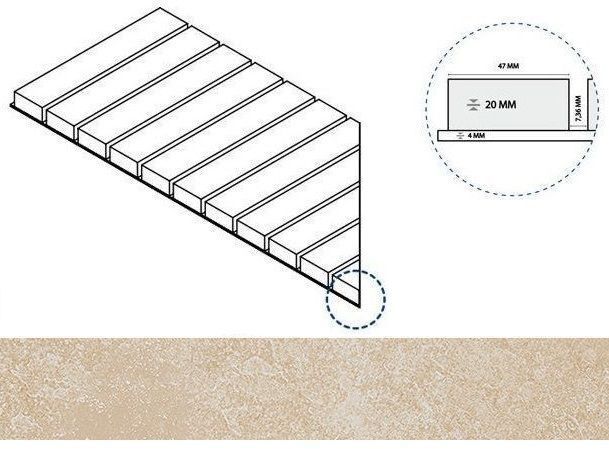 Керамогранит магнезио решётка стрим 20 лев 25x60