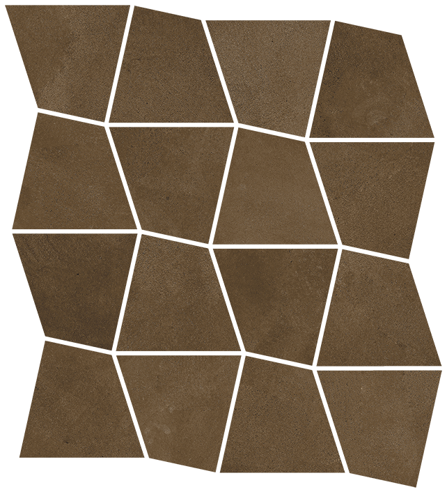 Мозаика coliseumgres Лайфстайл Терра Деко 620110000177 коричневый 20.5x22.7