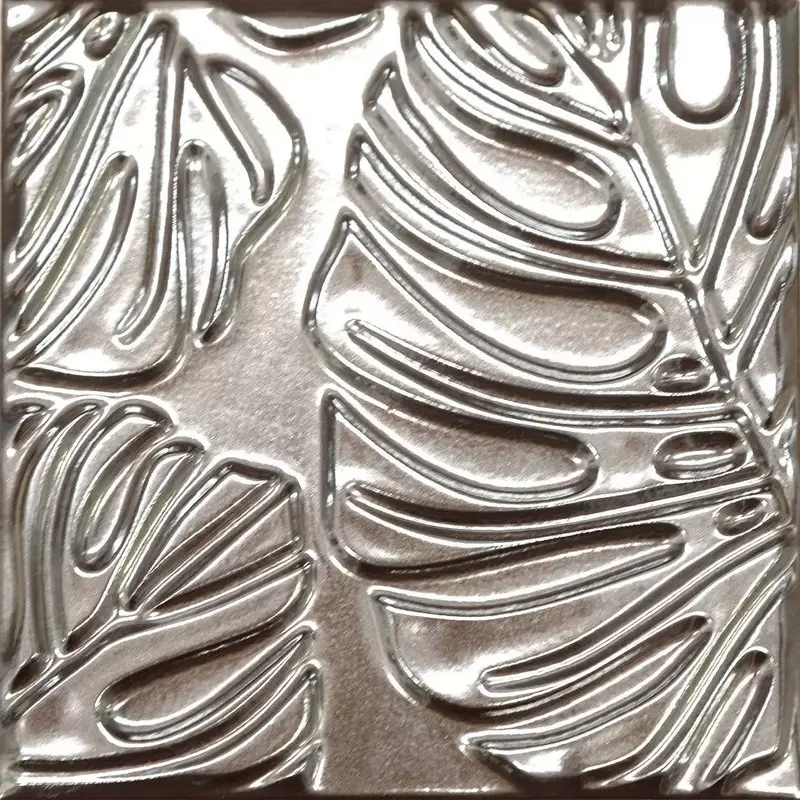 Керамическая плитка Декор kerama marazzi kmd2sfc003bn Агдаль 2 металл глянцевый структура 15x15