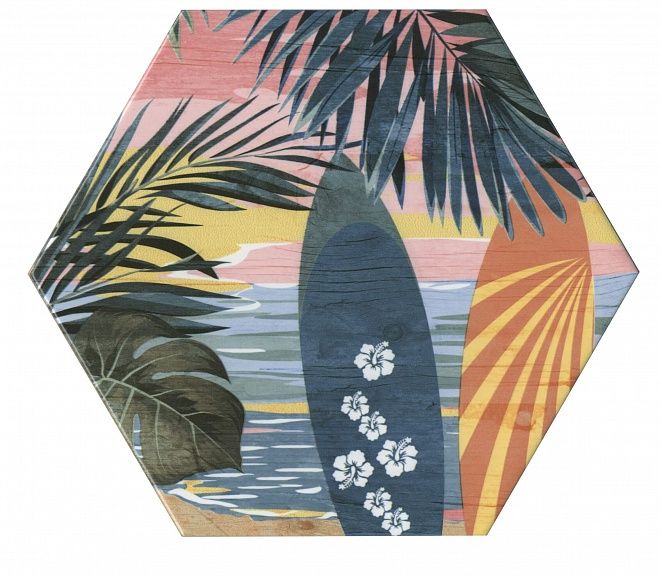 Керамическая плитка Декор Серфинг hgd\a342\24000 20x23,1