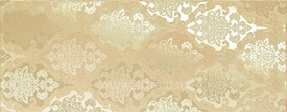 Керамическая плитка дизайер шампань дамаск 20x50