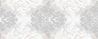 Керамическая плитка бристоль декор светло-серый 25x50