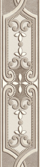 Керамическая плитка Бордюр Пьяцца матовый 7x30,2